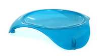 Shallow Blue Cat Food Dish by Smart Cat - [Size: Small] [Colour: Blue]