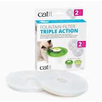 Catit 2.0 Triple-Action Carbon Filters for Catit Flower Fountain - 2 pack