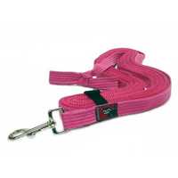 Black Dog Tracking Lead for Recall Training - 11 meters - Regular Width - Pink