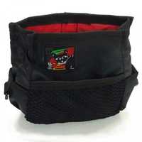 Black Dog Treat & Training Tote Bag with Adjustable Belt - Black