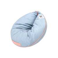 Ibiyaya Snuggler Super Comfortable Nook Pet Bed - Dusty Blue