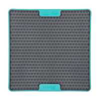 LickiMat Soother Tuff Slow Food Mat Dog Bowl - Turquoise