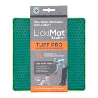 LickiMat Soother PRO Tuff Slow Food Licking Mat for Dogs - Green