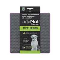 LickiMat Playdate Tuff Slow Food Bowl Anti-Anxiety Mat for Dogs - Purple