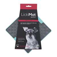 LickiMat Buddy Tuff Slow Food Bowl Anti Anxiety Licking Mat for Dogs - Blue