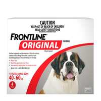 Frontline Original Extra Large Dog Red 8 Pack Pet: Dog Category: Dog Supplies  Size: 0.1kg 
Rich...