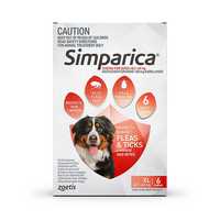 Simparica Flea Tick Chews Extra Large Dog 12 Pack Pet: Dog Category: Dog Supplies  Size: 0.1kg 
Rich...