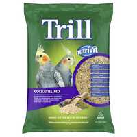 Trill Cockatiel Mix 20kg Pet: Bird Category: Bird Supplies  Size: 20kg 
Rich Description: Trill has...