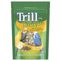 Trill Mix In Egg And Biscuit Supplement 500g Pet: Bird Category: Bird Supplies  Size: 0.5kg 
Rich...