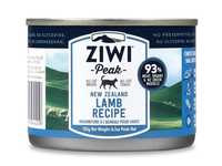 Ziwi Peak Moist Grain Free Cat Food - Free Range New Zealand Lamb -185g x 12 Cans