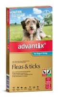 Advantix Spot-On Flea & Tick Control Treatment for Dogs 4-10kg - 3-Pack