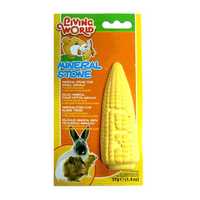 Living World Small Animal Mineral Stone Corn Cob Each Pet: Small Pet Category: Small Animal Supplies ...