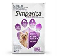 Simparica Flea & Tick Tablets for Puppy Dogs 2.6-5kg - 3-Pack