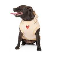 Fuzzyard Heartbreaker Hoodie Beige Size 5 Pet: Dog Category: Dog Supplies  Size: 0.1kg Colour: Beige...