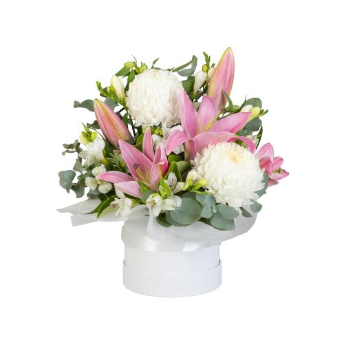 A respectful celebration of life, this floral tribute is a meaningful way to express your thoughts.