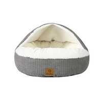 Charlies Pet Snuggle Hooded Nest Silver Medium Pet: Dog Category: Dog Supplies  Size: 2.7kg Colour:...