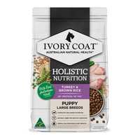 Ivory Coat Holistic Nutrition Dry Dog Food Large Breed Puppy Turkey And Brown Rice 2.5kg Pet: Dog...