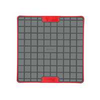 Lickimat Playdate Tuff Slow Food Licking Mat for Cats & Dogs - Red