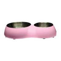 Catit 2 In 1 Style Durable Double Cat Diner Pink Each Pet: Cat Category: Cat Supplies  Size: 0.5kg...