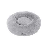 Charlies Pet Faux Fur Fuffy Calming Pet Bed Nest Silver Large Pet: Dog Category: Dog Supplies  Size:...