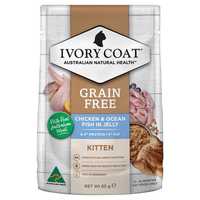 Ivory Coat Grain Free Wet Cat Food Kitten Chicken Fish Jelly 12 X 85g Pet: Cat Category: Cat Supplies ...