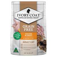 Ivory Coat Grain Free Wet Cat Food Adult Chicken Gravy 12 X 85g Pet: Cat Category: Cat Supplies  Size:...