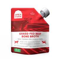 Open Farm Grass Fed Beef Bone Broth Meal Topper 340g Pet: Dog Category: Dog Supplies  Size: 0.3kg 
Rich...