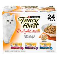 Fancy Feast Variety Pack Cheddar Delights Grilled Wet Cat Food 24 X 85g Pet: Cat Category: Cat Supplies...