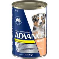 Advance Puppy Plus Growth Chicken And Rice Wet Dog Food Cans 410g Pet: Dog Category: Dog Supplies ...