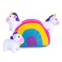 Zippypaws Unicorn Rainbow Burrow Soft Dog Toy Each Pet: Dog Category: Dog Supplies  Size: 0.1kg 
Rich...