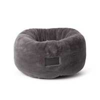 La Doggie Vita Bed Plush Donut Charcoal Large Pet: Dog Category: Dog Supplies  Size: 2.8kg Colour: Grey...