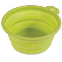 Petmate Silicon Green Travel Bowl 1.5 Cup Pet: Dog Category: Dog Supplies  Size: 0.1kg Material:...