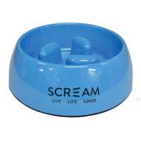 Scream Bowl Slow Down Pillar Loud Blue 200ml Pet: Dog Category: Dog Supplies  Size: 0.2kg Colour: Blue...