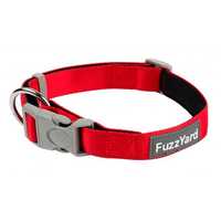 Fuzzyard Dog Collar Rebel Large Pet: Dog Category: Dog Supplies  Size: 0.1kg Colour: Red Material:...