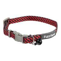 Fuzzyard Cat Collar Tabbytooth Red Navy Each Pet: Cat Category: Cat Supplies  Size: 0kg Material: Nylon...