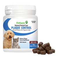 Vetnex Natural Dental Care Plaque Control Soft Chews Beef Liver 100 Chews Pet: Dog Category: Dog...