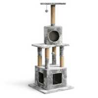 The Catsentials Three Level Dual Condo Cat Tree Each Pet: Cat Category: Cat Supplies  Size: 18.4kg...