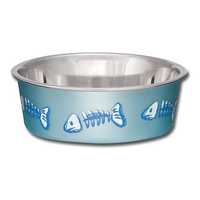 Loving Pets Bella Bowl Fish Blue Xsmall Pet: Cat Category: Cat Supplies  Size: 0.1kg Colour: Blue...