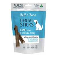 Bell And Bone Lamb Mint And Manuka Honey Dental Dog Treats Large Pet: Dog Category: Dog Supplies  Size:...