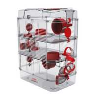 Zolux Rody 3 Trio Cage Red Each Pet: Small Pet Category: Small Animal Supplies  Size: 3.4kg 
Rich...
