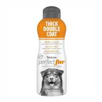 Tropiclean Perfect Fur Dog Shampoo Thick Double Coat 473ml Pet: Dog Category: Dog Supplies  Size: 0.5kg...