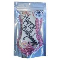 Huds And Toke Happy Birthday Bone Cookie Cake Dog Treat Pink 1 Pack Pet: Dog Category: Dog Supplies ...