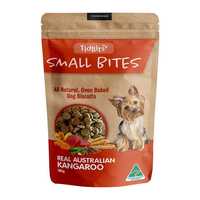 Tidbits Naturals Small Bites Kangaroo 180g Pet: Dog Category: Dog Supplies  Size: 0.2kg 
Rich...