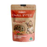 Tidbits Naturals Small Bites Salmon 180g Pet: Dog Category: Dog Supplies  Size: 0.2kg 
Rich...