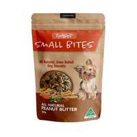 Tidbits Naturals Small Bites Peanut Butter 180g Pet: Dog Category: Dog Supplies  Size: 0.2kg 
Rich...