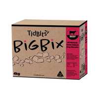 Tidbits Big Bix Beef 4kg Pet: Dog Category: Dog Supplies  Size: 4kg 
Rich Description: Tidbits Training...