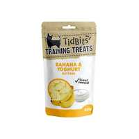 Tidbits Dog Treats Banana And Yoghurt Buttons 225g Pet: Dog Category: Dog Supplies  Size: 0.2kg 
Rich...