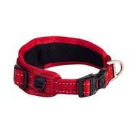 Rogz Collar Padded Red Xx Large Pet: Dog Category: Dog Supplies  Size: 0.2kg Colour: Red 
Rich...