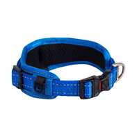 Rogz Collar Padded Blue X Large Pet: Dog Category: Dog Supplies  Size: 0.1kg Colour: Blue 
Rich...