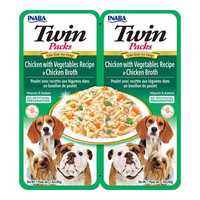 Inaba Twin Packs Chicken With Vegetables In Chicken Broth 2 Pack Pet: Dog Category: Dog Supplies  Size:...